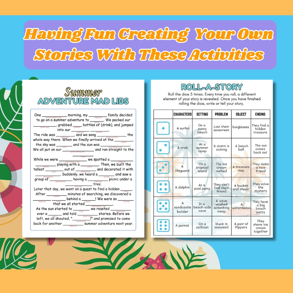 Summer Boredom Buster Pack – 34 Printable Activities