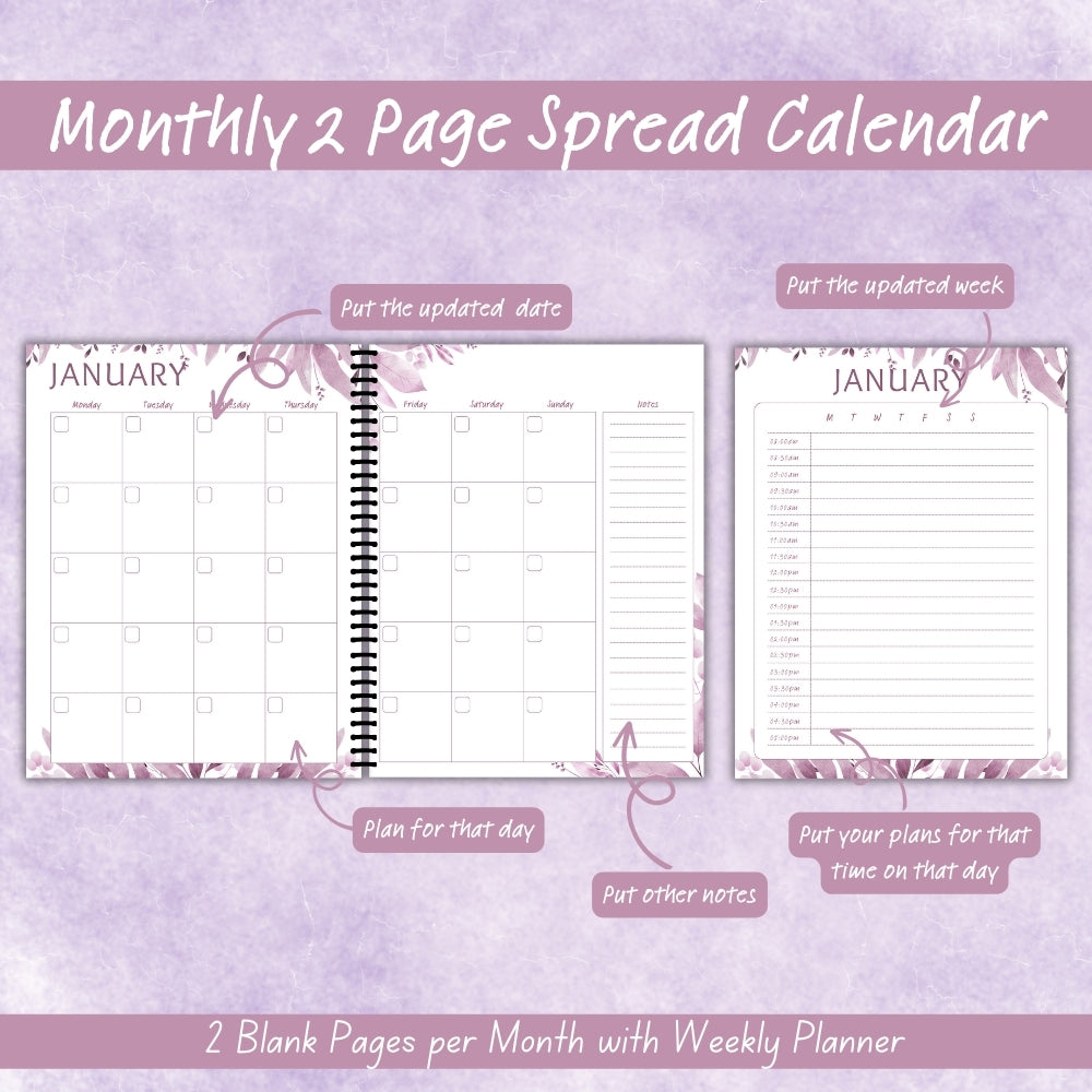 Purple Canning Planner – Organize, Track & Preserve with Style
