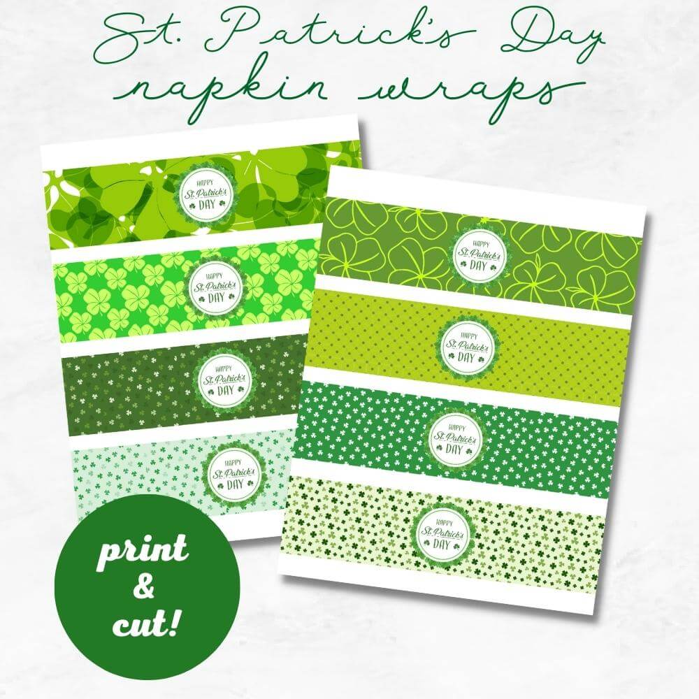St. Patrick’s Day Decorations & Game Bundle – 27 Pages