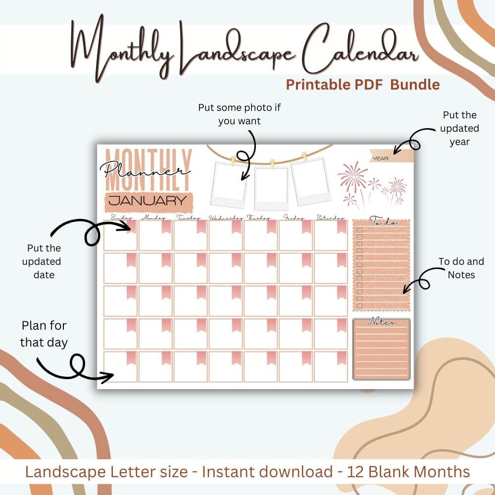 Road Trip Planner in Blue and Tan
