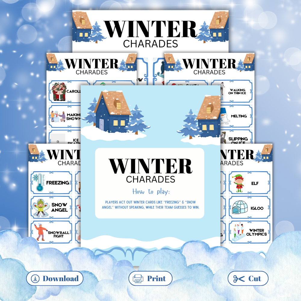 Winter Charades Game